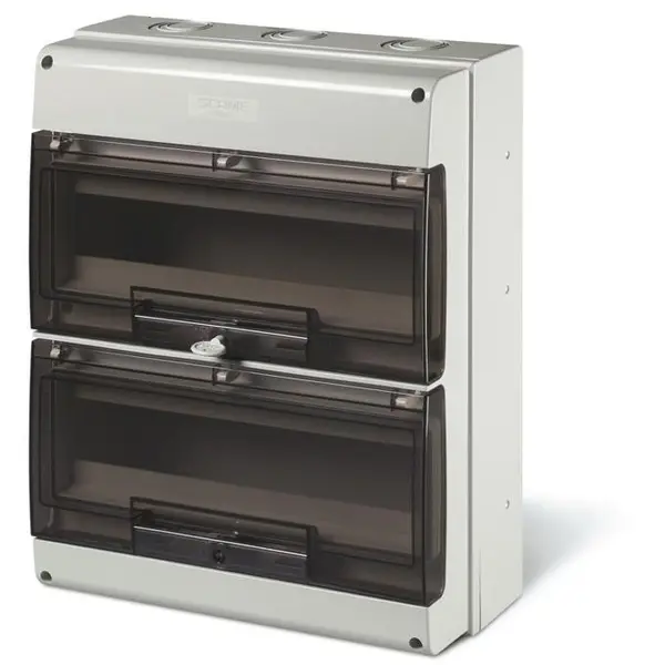 Tablou PT 32M, Scame 672.4032, IP66 montare aparenta, M400 32 module, 328x400x140mm GRI