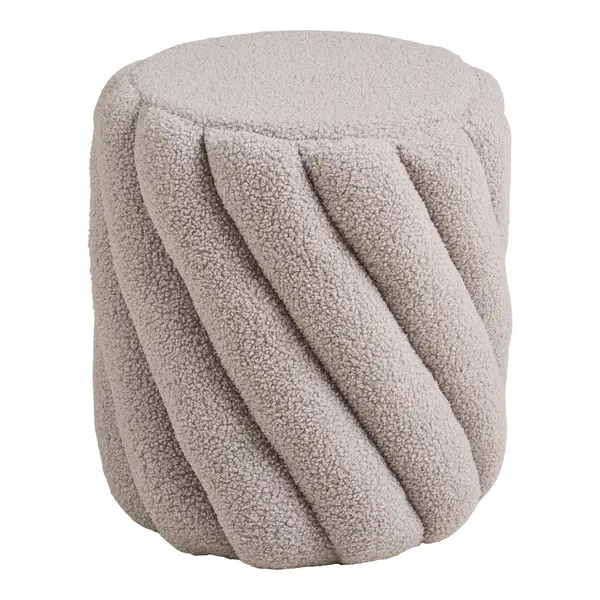 Taburet BENDA Ø38 CM - Grey