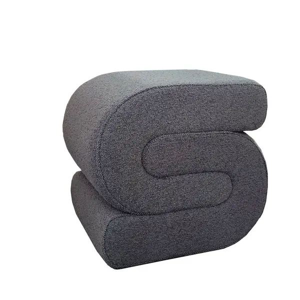 Taburet BRASEL 48 x 42 CM - Grey