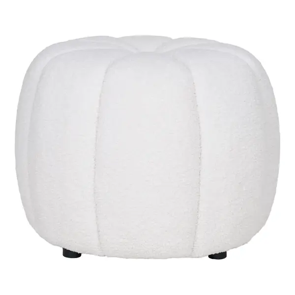 Taburet CAMOR Ø48 CM - Alb