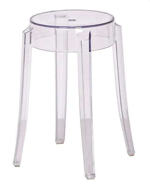 Taburet CLEAR 29 CM - Transparent