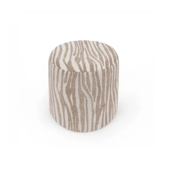 Taburet CORFINO Ø40 CM - Beige