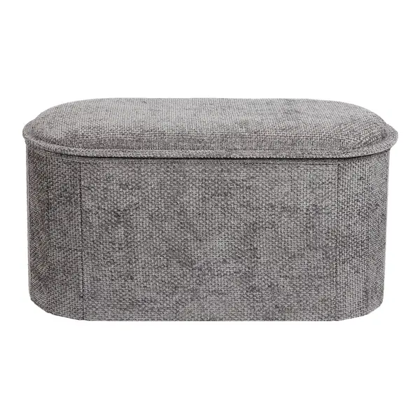 Taburet cu depozitare, Trebia, Pako, Gri 76x38x38 cm