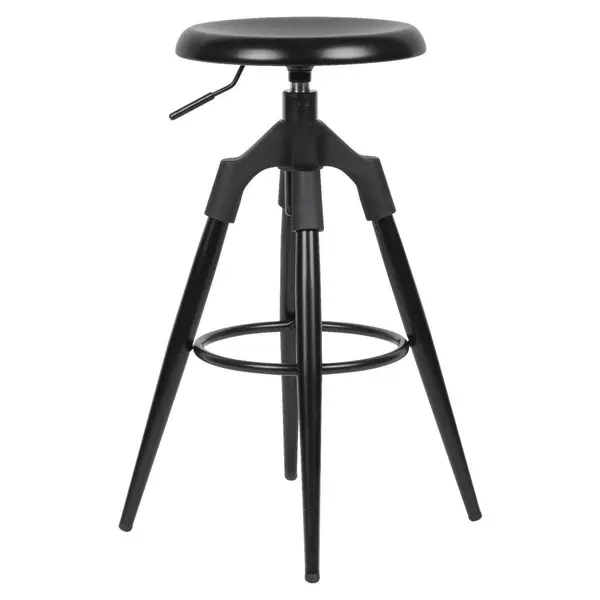Taburet De Bar din metal, negru