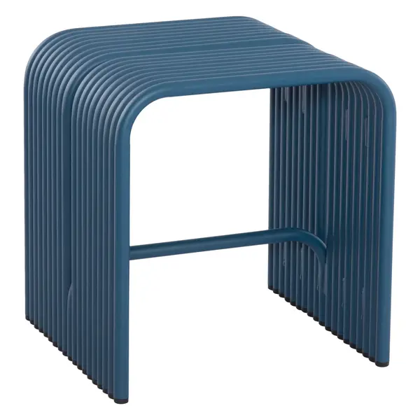 Taburet ERONI 40x38 CM - Albastru