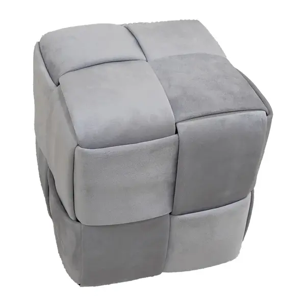 Taburet Jisko catifea, 38x38x40 cm