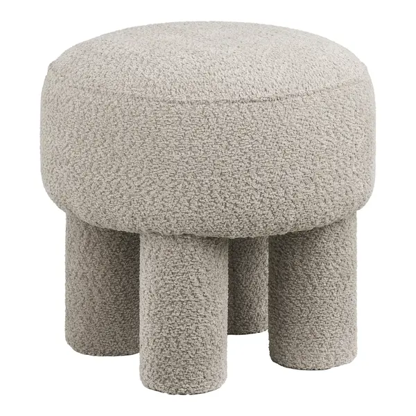 Taburet LARDER Ø43 CM - Grey