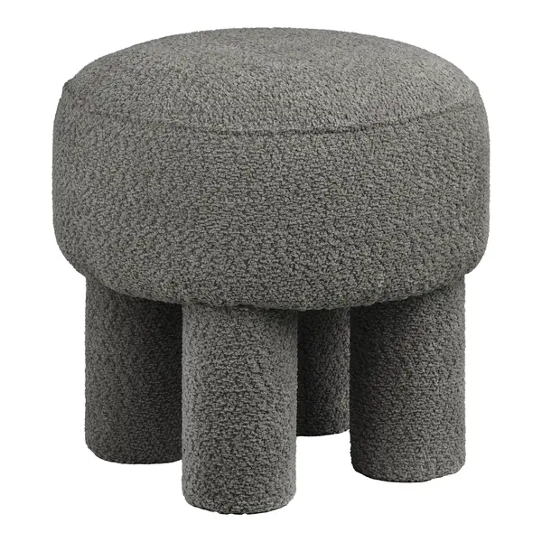 Taburet LARDER Ø43 CM - Gri inchis