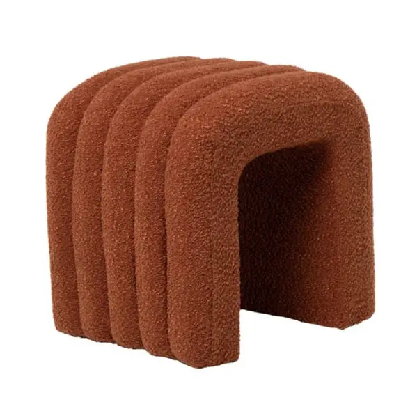 Taburet MEDIT BOUCLE 42 CM - Caramiziu