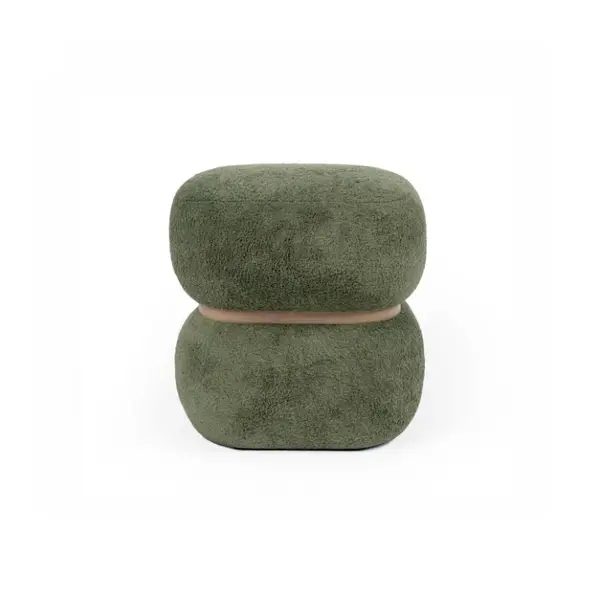 Taburet PALMERES Ø36 CM - Verde