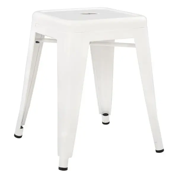 Taburet PARISIAN 37 CM - Alb
