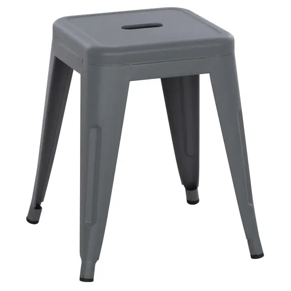 Taburet PARISIAN MATTE 37 CM - Grey