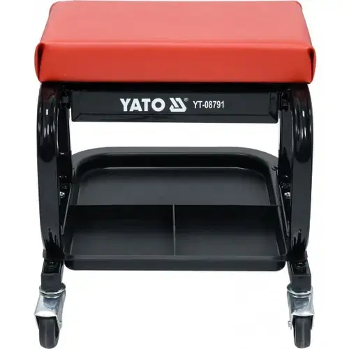 Taburet pentru atelier cu sertar Yato 440x360x390mm 150kg