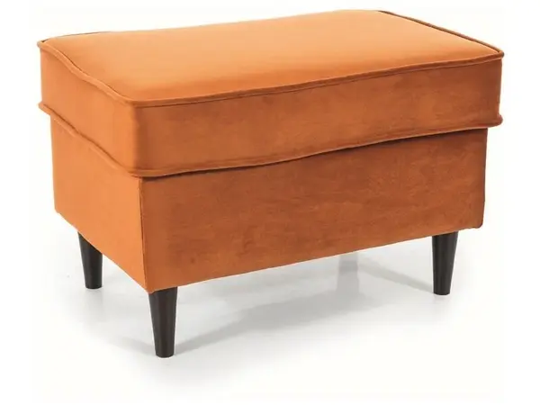 Taburet Ron velvet cinnamon/wenge Blu4215