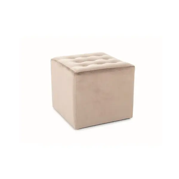 Taburet ROSSO VELVET 39 CM - Beige