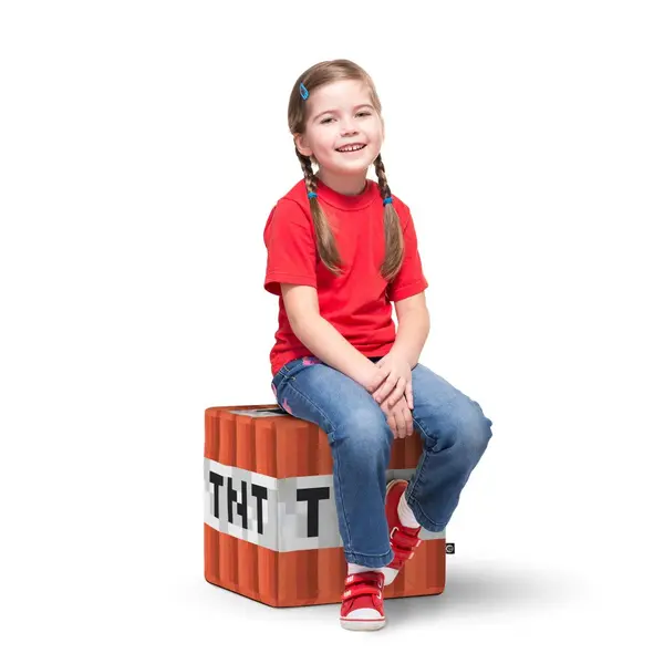 Taburet Updeco cub L Minecraft Tnt