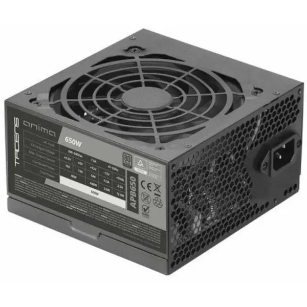 TACENS Sursa alimentare TACENS Anima APB650, 80+ Bronze, 650 W, 24-pin ATX, Negru