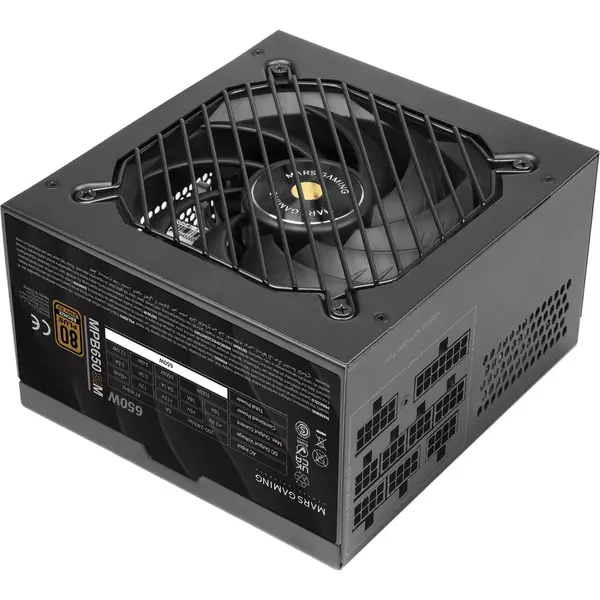 TACENS Sursa alimentare TACENS MARS MPB650SIM, 650W, 80 Plus Bronze, 24-pin ATX, modulara, activa