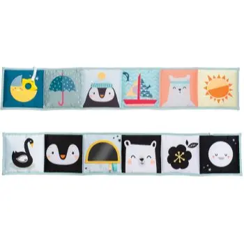 Taf Toys Book North Pole carte educativă contrastantă pentru bebeluși