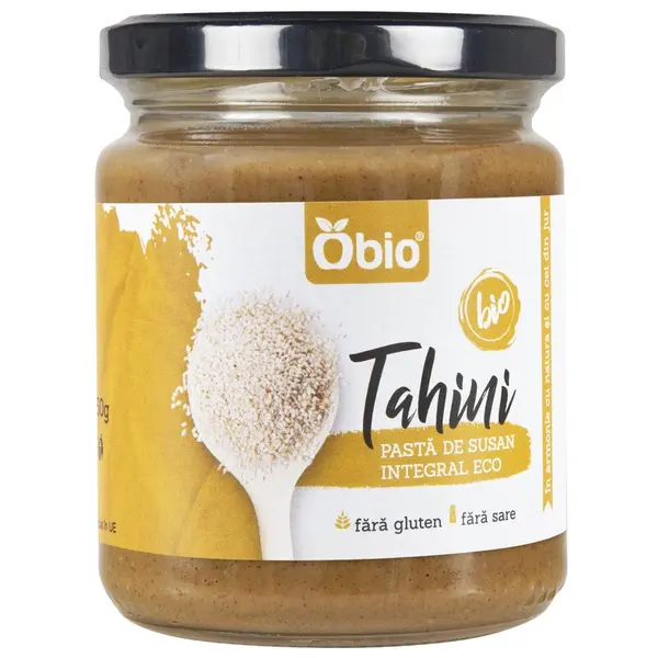 Tahini pasta din susan integral bio 250g Obio