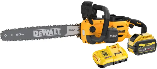 Tăietor de lemne fără fir DeWALT - DCMCS575X1, 54V, 50 cm, cu baterie și încărcător