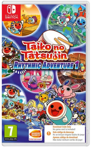 Taiko No Tatsujin Rhythmic Adventure 1 (code In A Box) Nintendo Switch