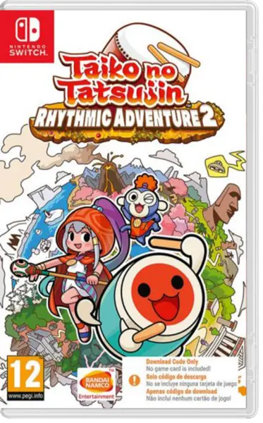 Taiko no Tatsujin Rhythmic Adventure Pack 2 Cod In Box Nintendo Switch