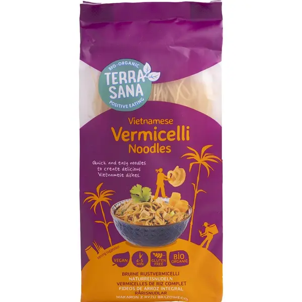 Taitei din orez vermicelli Vietnamezi fara gluten, eco - 250 g