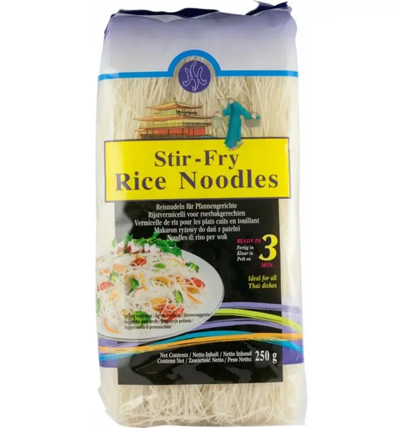 TAITEI SUBTIRI DIN OREZ PENTRU WOK, 250G