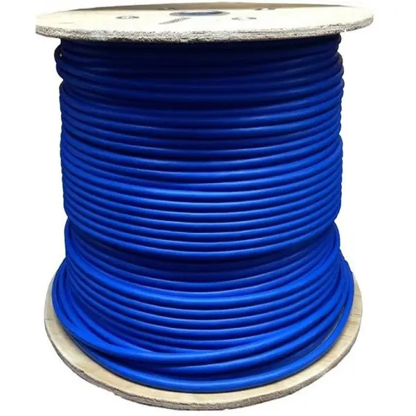 Tambur 500 ml cablu U/UTP Cat.5e, 4x2xAWG24/1, PVC, Eca, albastru HSEKU424PB