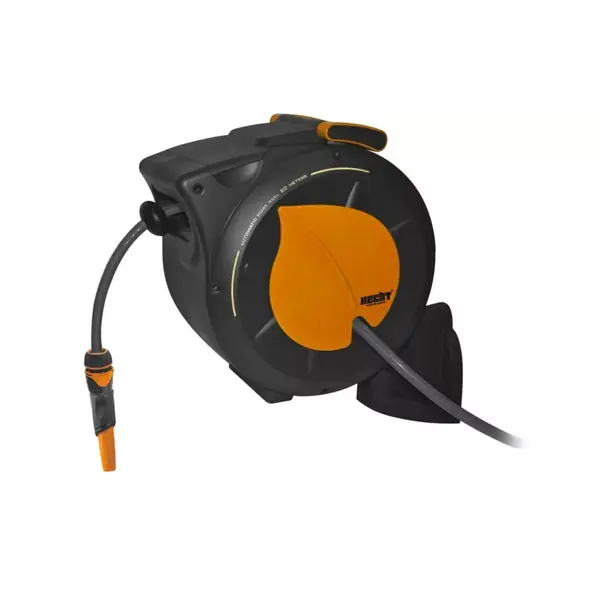 Tambur Automat Furtun Hecht 08666, Lungime 20m, Suport Perete