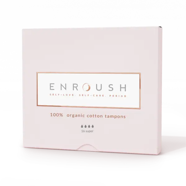 Tampoane 100% Organice Super, 16 bucati, Enroush