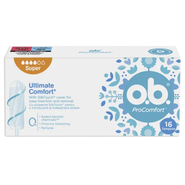 Tampoane Pro Comfort Super, 16 bucati, Johnson&Johnson