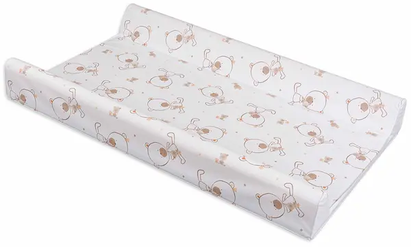 Tampon tare Lorelli - 50 x 80 cm, alb cu ursuleți de pluș