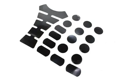 Tank pad si stikere, culoare negru