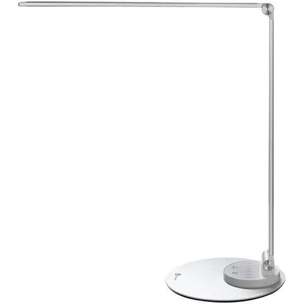 Taotronics Lampa LED de birou TaoTronics TT-DL22, control touch, 3 moduri lumina, USB, 10W, 550lm, clasa energetica F, Argintiu