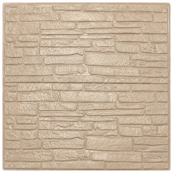Tapet decorativ 3D auriu, model piatră – 70 × 77 cm