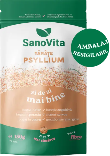 Tarate de Psyllium, 150g, SanoVita