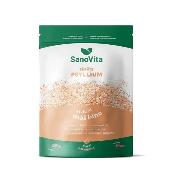 Tarate Psyllium, Sanovita Zipper, 350 g