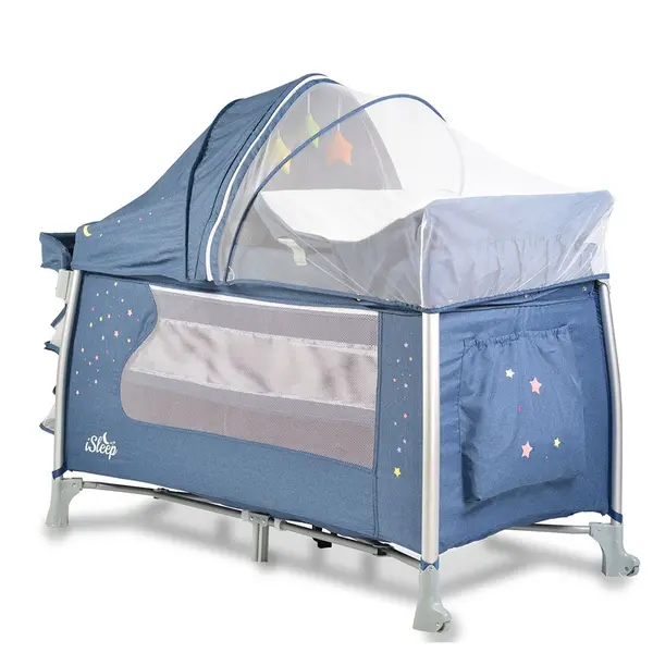 Tarc cu doua nivele Cangaroo Isleep Denim