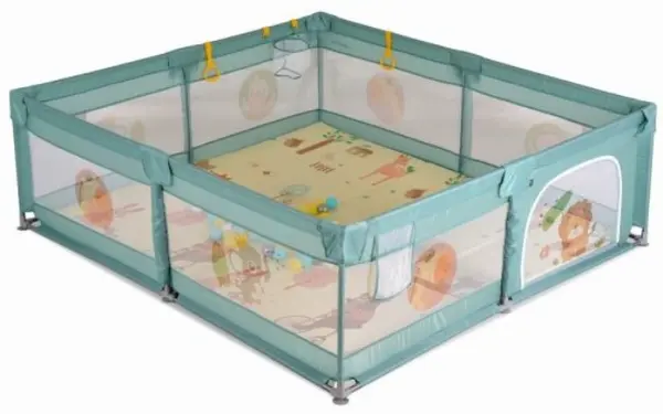 Țarc de joacă cu accesorii Moni - GameZone, 150 x 200 cm, verde