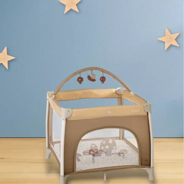 Tarc de joaca Jane Travel Fun Sesame cu arcada cu jucarii si geanta de transport 98x101x80 cm
