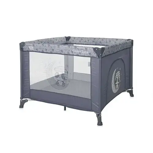 Tarc de joaca Lorelli Game Zone Cool Grey Pandas, 100 X 100 cm