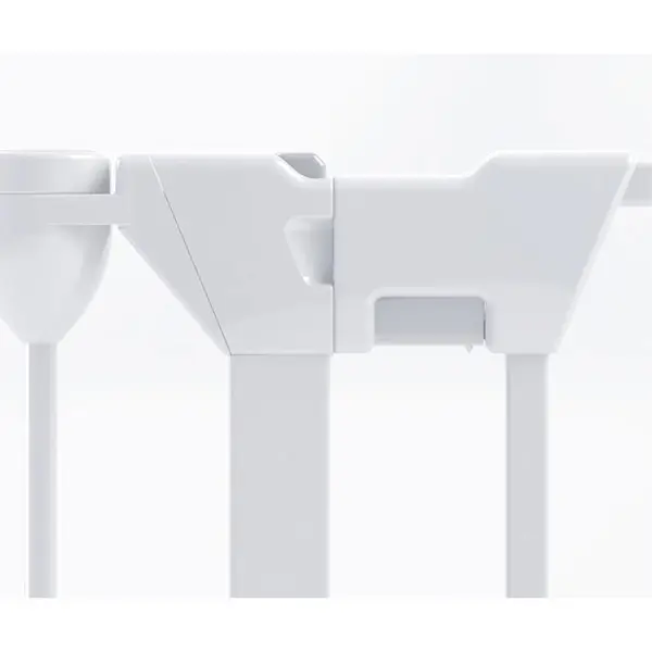 Tarc de siguranta modular cu 3 panour metal alb Noma N94054