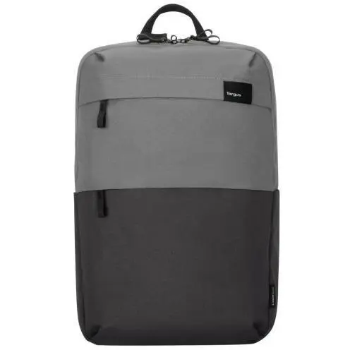 Targus Rucsac laptop Targus 16 Sagano EcoSmart, pentru laptopuri de 16 sau mai mici, capacitate 22 de litri, material RPET 500, dimensiun: 33 x 19 x 53 cm, greutate 0.77 kg, Negru-Gri