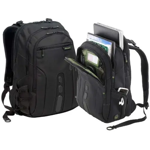 Targus Rucsac notebook Targus 15-15.6', Black, Material rezistent, multiple buzunare, EcoSpruce, TBB013EU