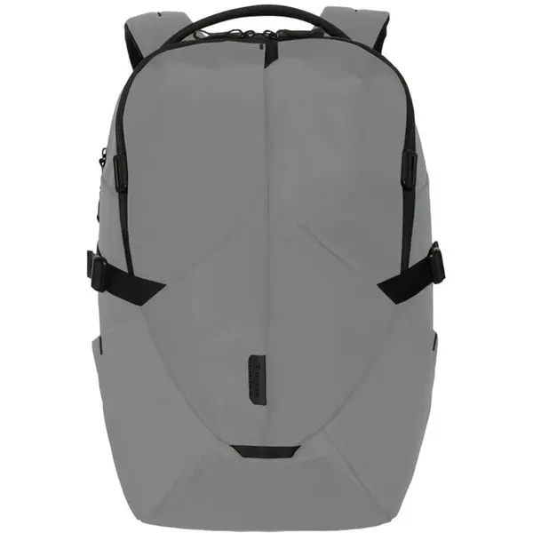 Targus Rucsac Targus Terra, compatibil laptop 15.6-16, 23L, 2 compartimente, Husa de ploaie, Fabricat din materiale reciclate, Gri