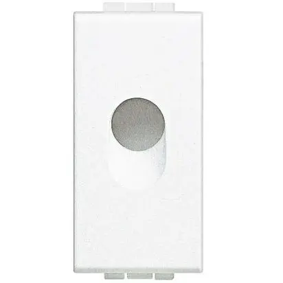 Tasta falsa cu iesire 1 modul Living Light Bticino N4953, alb