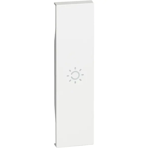 Tasta iluminabila 1 modul Bticino Living Now KW01A, alb
