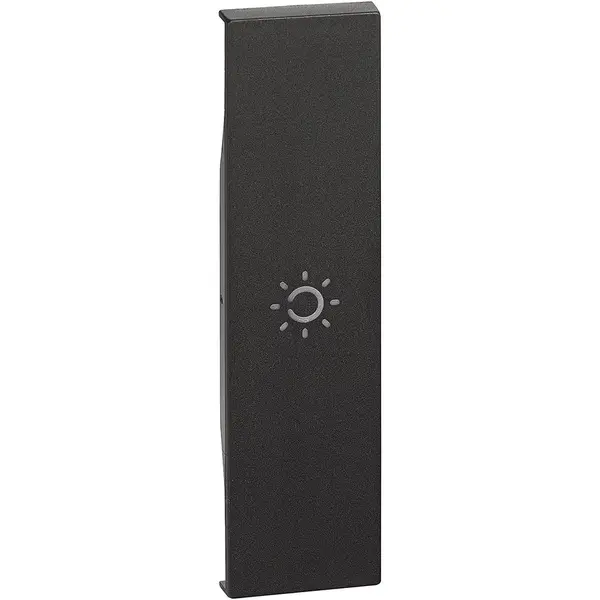 Tasta iluminabila 1M Bticino Living Now KG01A, negru